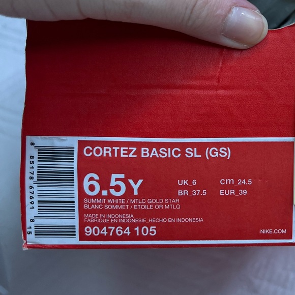 25: Nike: Cortez Basic SL (GS) Size: 6.5Y - Picture 7 of 8
